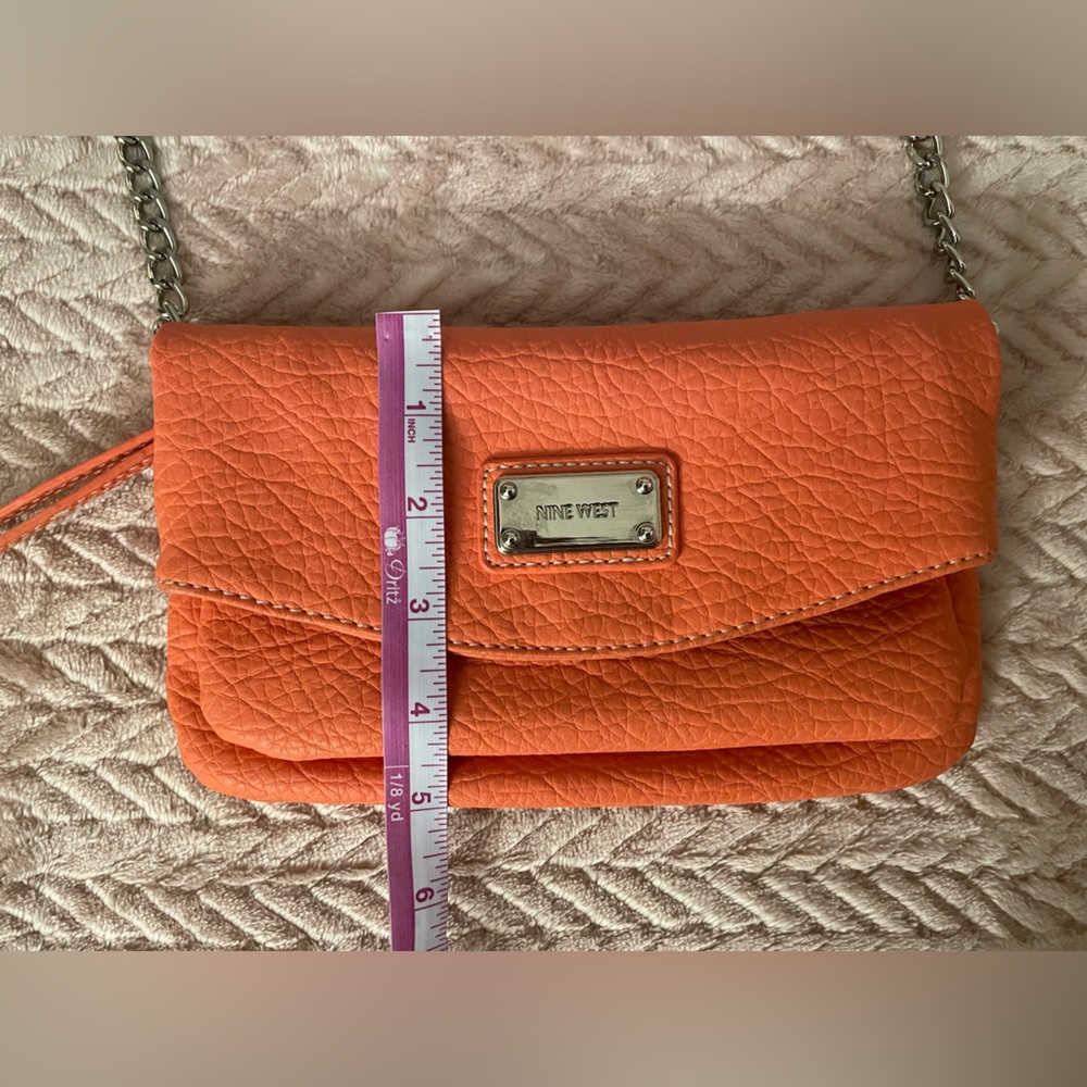 *SOLD ON EBAY* Nine West Orange crossbody - Picture 10 of 12